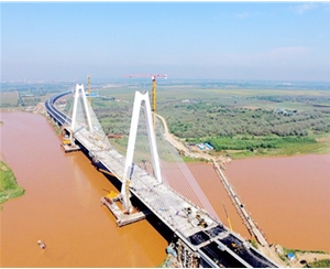 永宁黄河公路特大桥切割拆除工程