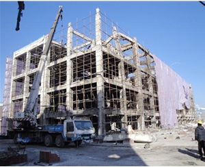 灾后拆除-2011年正月榆社化工厂厂房灾后拆除工程