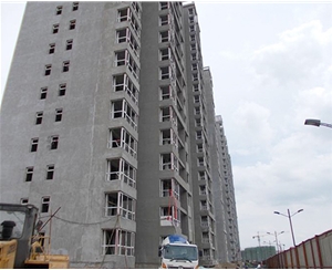 2012年7月寿阳电力公司高层住宅楼板加固